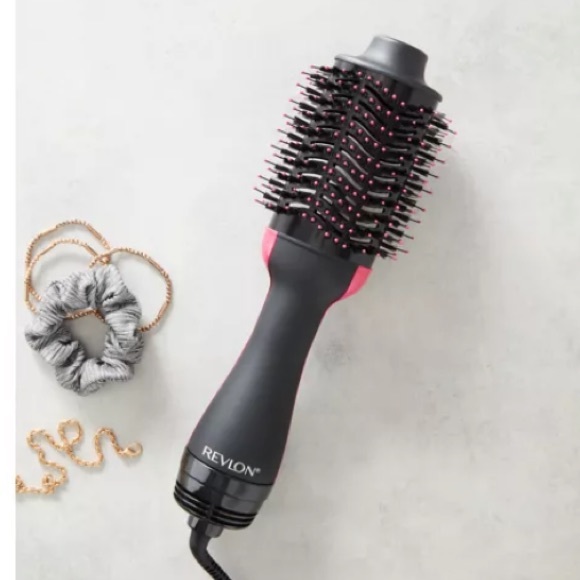 Revlon® Salon One-Step™ Volumizer and Hair Dryer Brush in Black/Pink - Picture 6 of 8